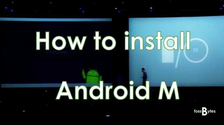 how to install android m nexus 