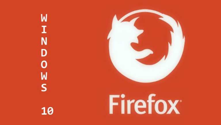 windows 10 firefox