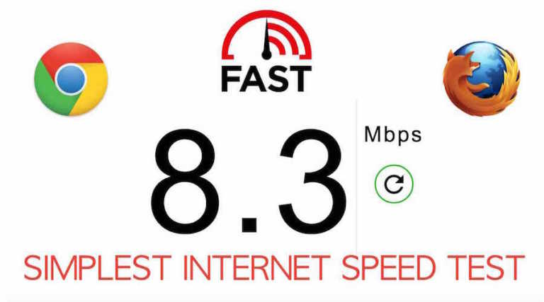 INTERNET CONNECTION SPEED TEST FAST.COM 