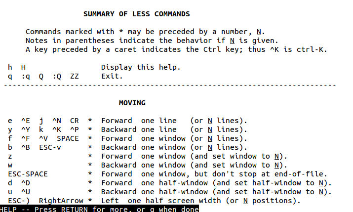 Help-Man Pages-&-Their-Navigation