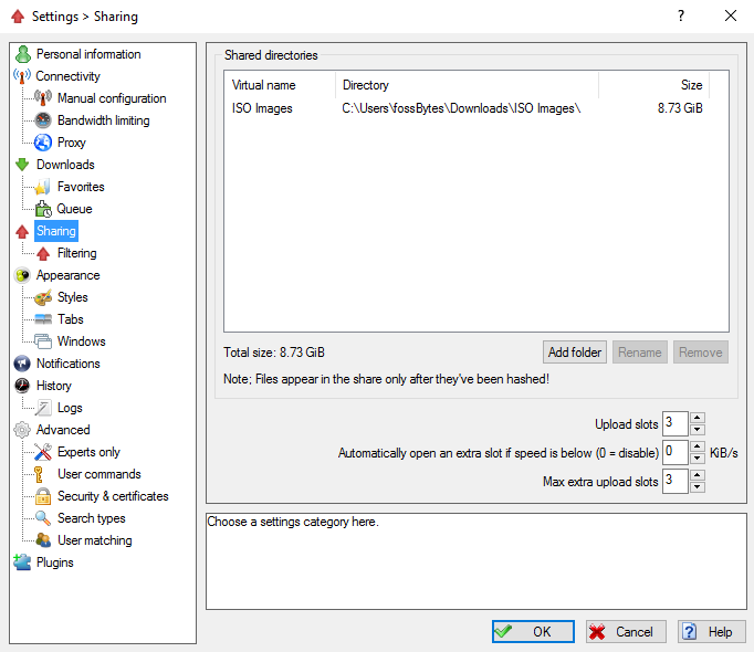 Direct Connect DC++ Share Files 2