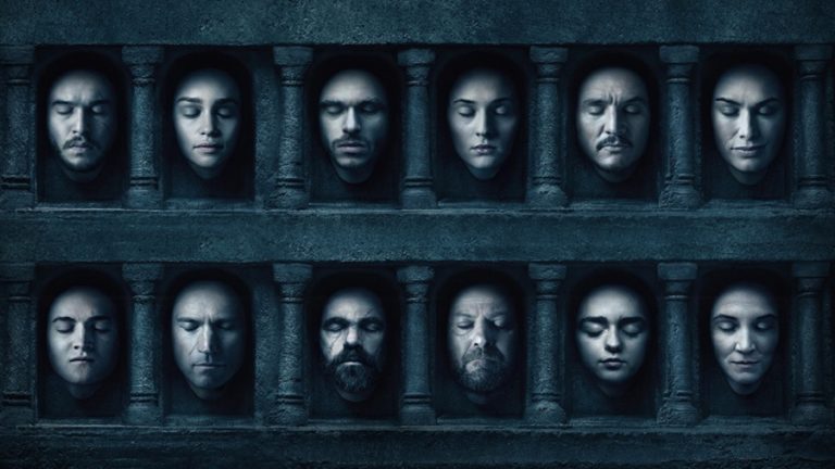 Game of thrones wall of faces