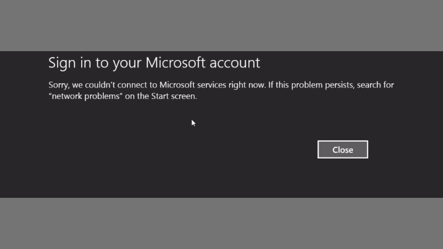 Windows 8 Error