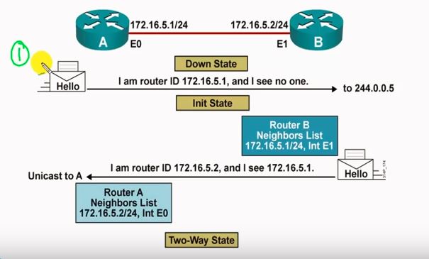 OSPF Hello packets
