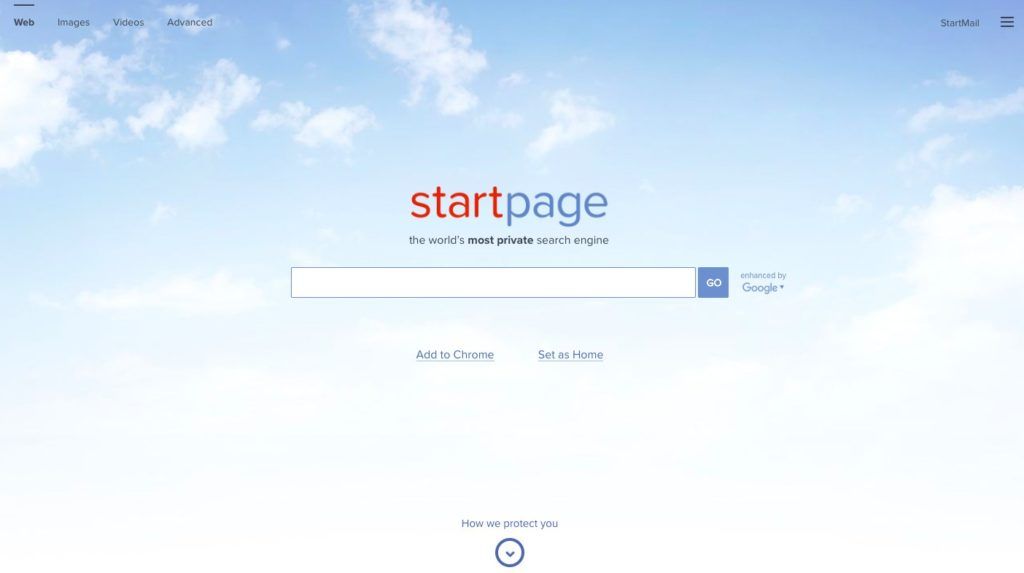 Start Page as Google Alternative