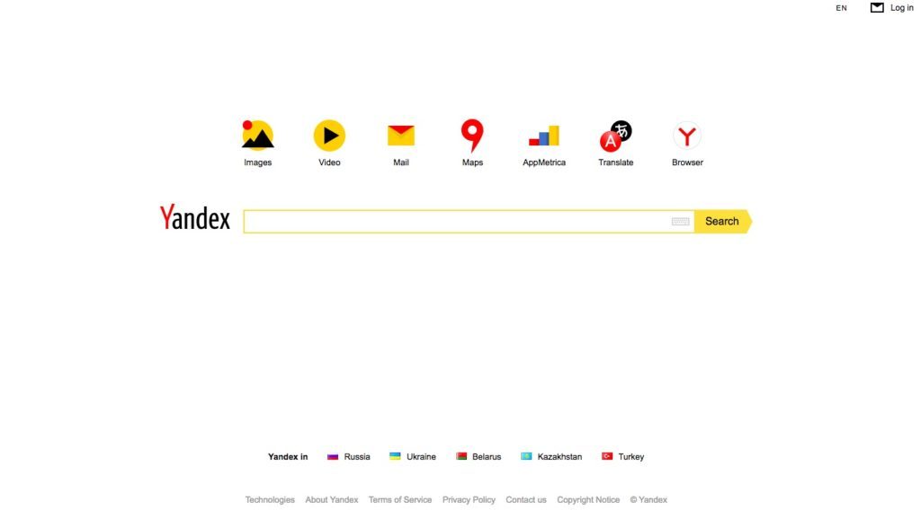 Yandex as Google Alternative