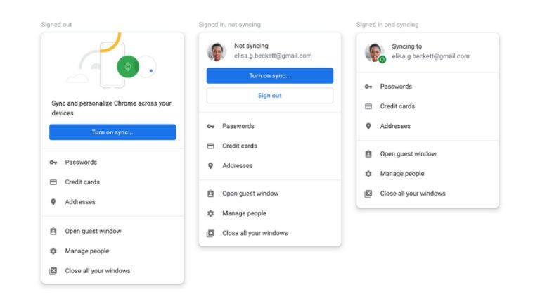 Chrome 70 decline auto sign in