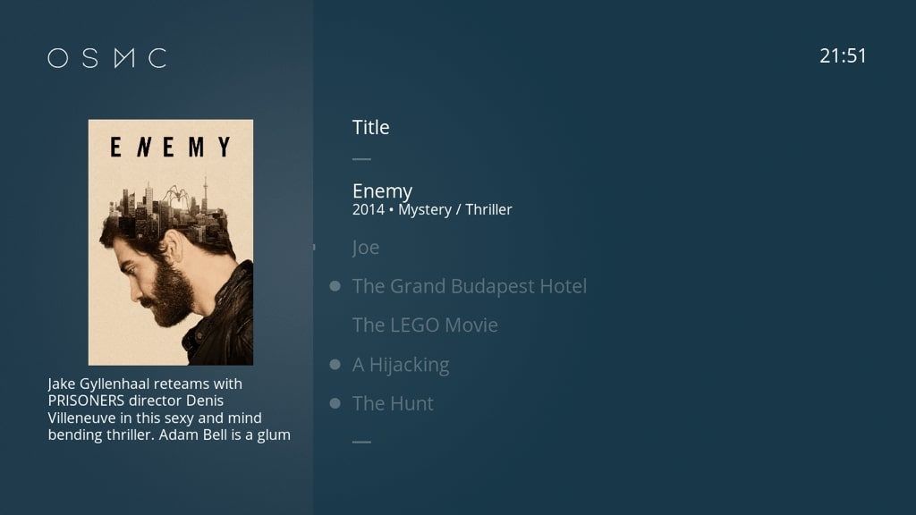 OSMC Kodi alternative