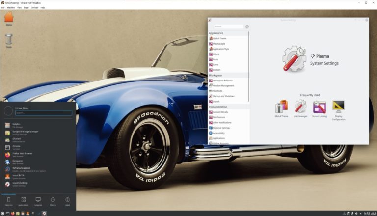 extix 20.2 kde plasma desktop