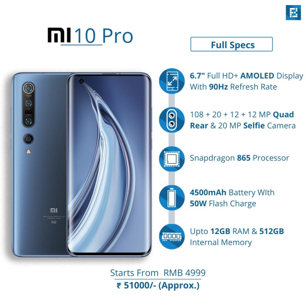 Mi10 pro specs