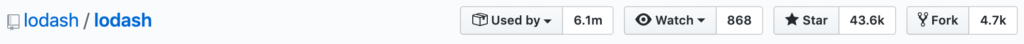 lodash github repo status
