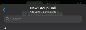 Whatsapp group video calling