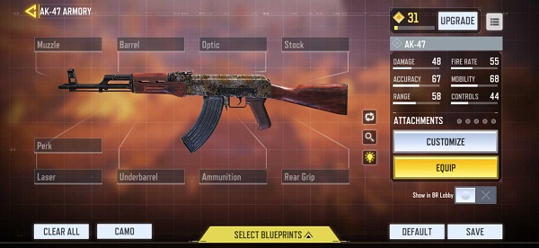 AK Call of duty mobile