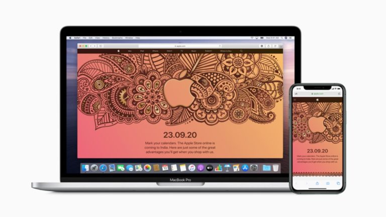 Apple Online Store in India Opening on September 23