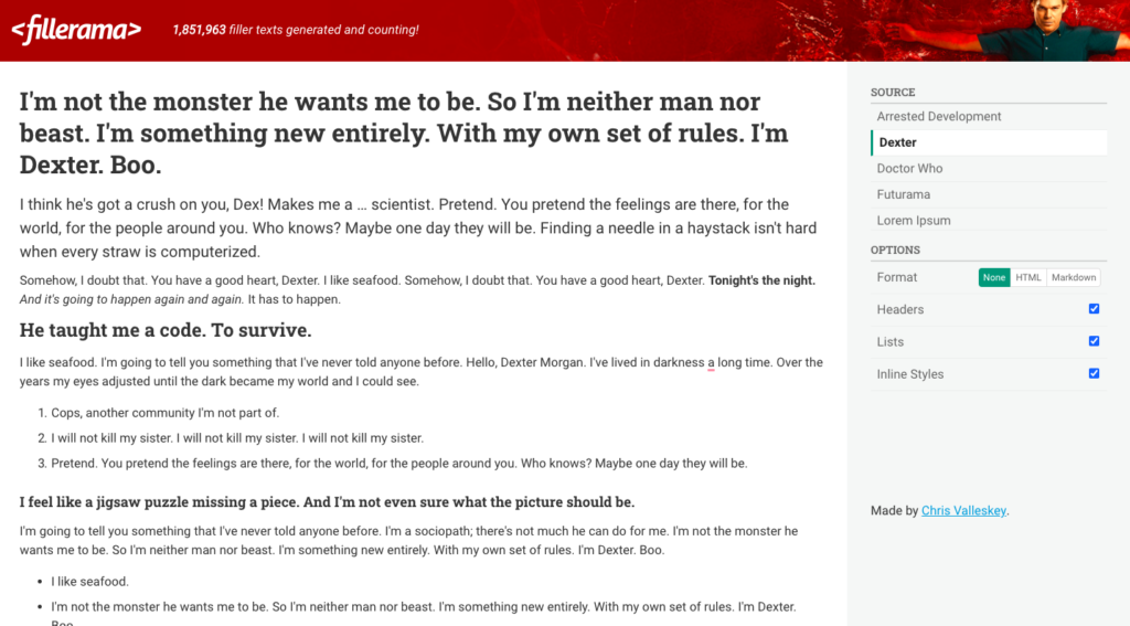 Best Lorem Ipsum Generators