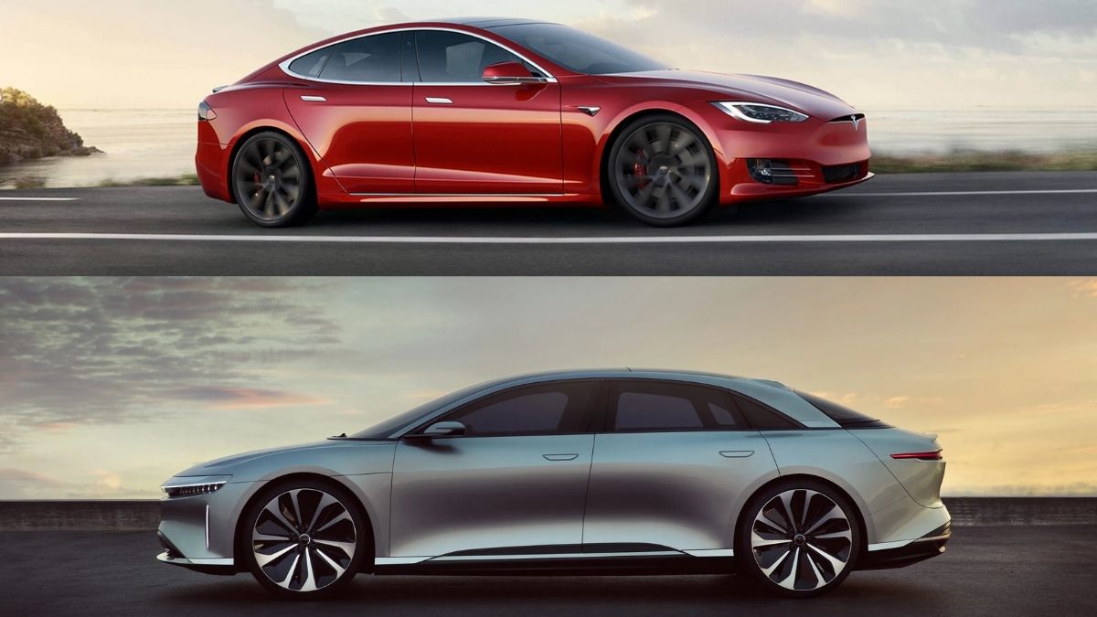 Lucid Air Dream Edition Tesla Model S Plaid