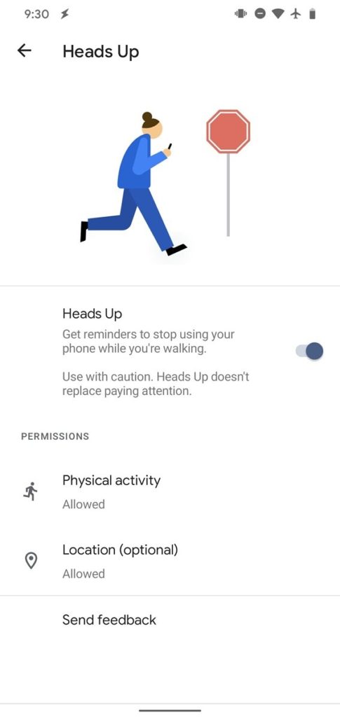 Digital Wellbeing Heads Up