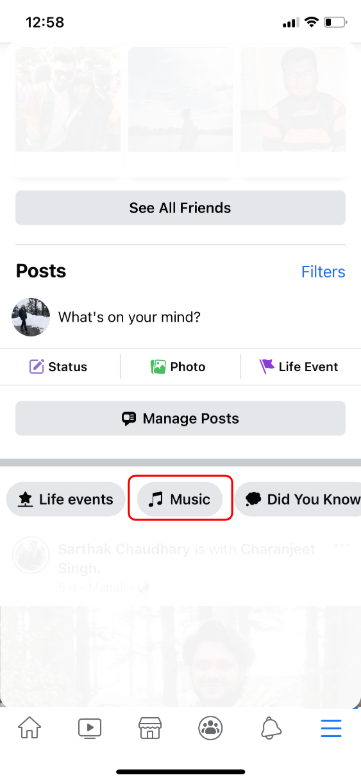 facebook music page