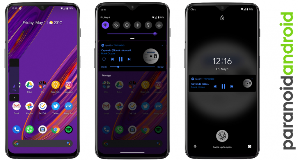 paranoid android screenshots - best android custom roms for 2021