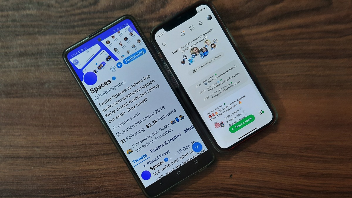 Twitter Spaces Vs Clubhouse comparison