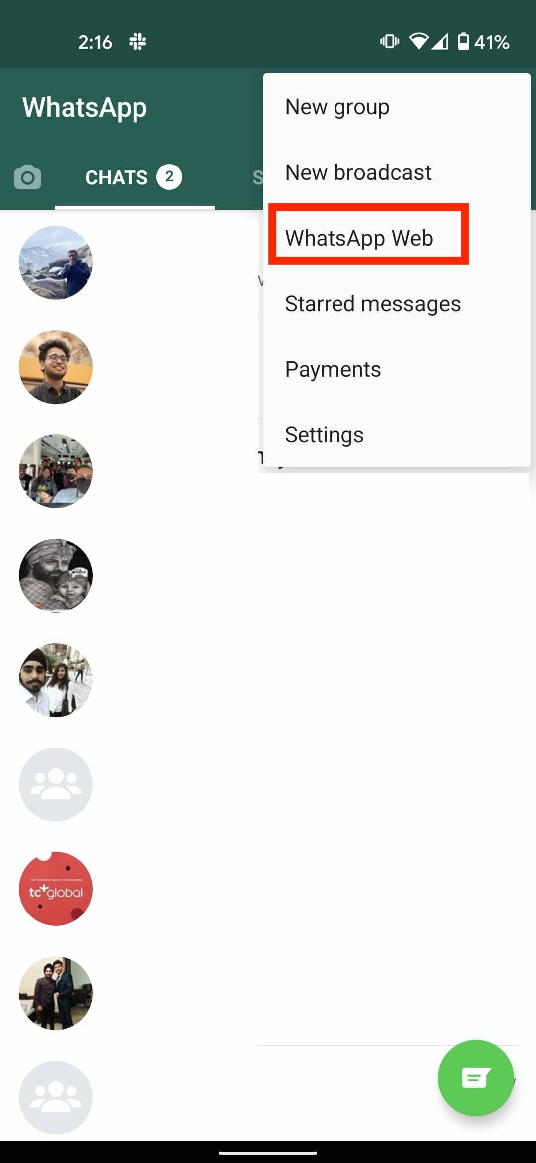 how to WhatsApp web enable