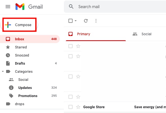 Gmail Compose email