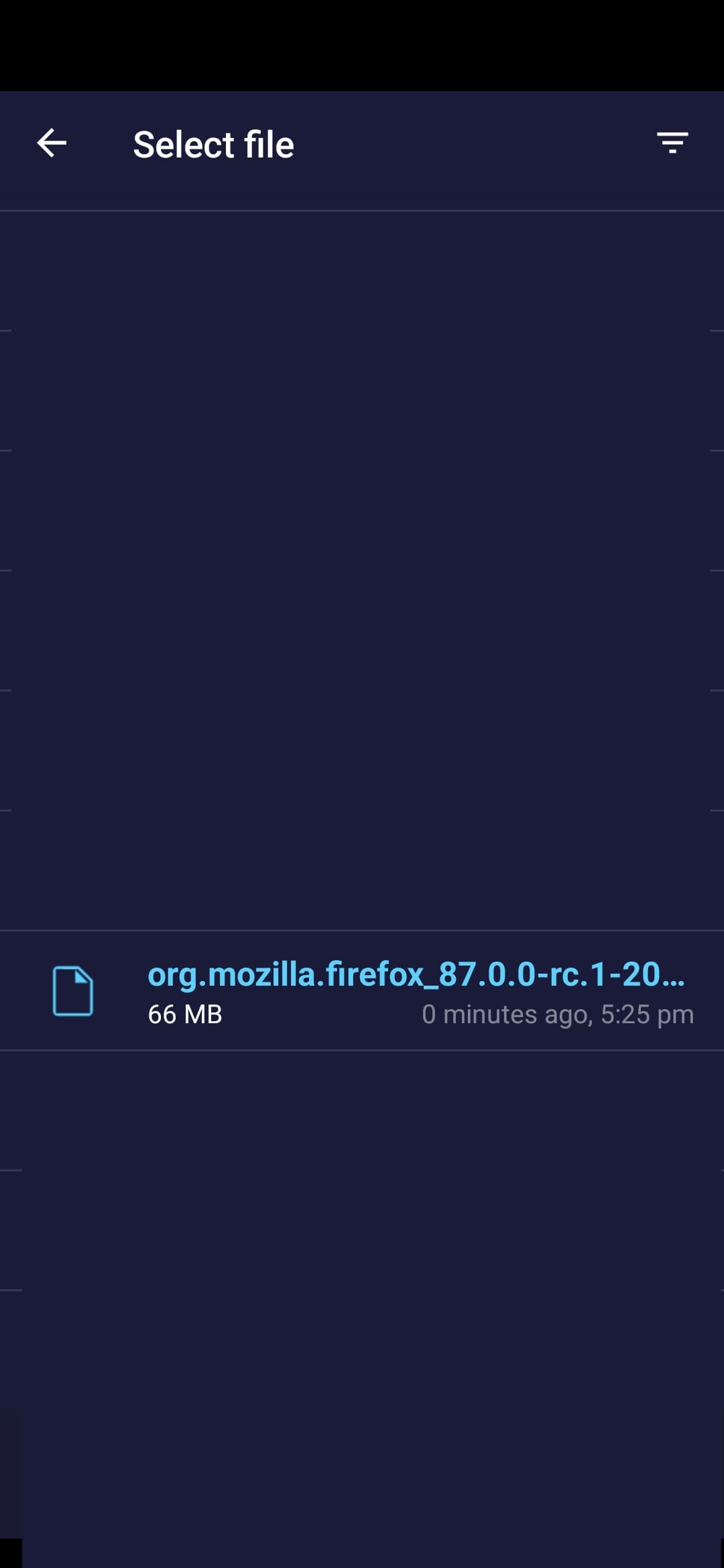 Send files Android TV