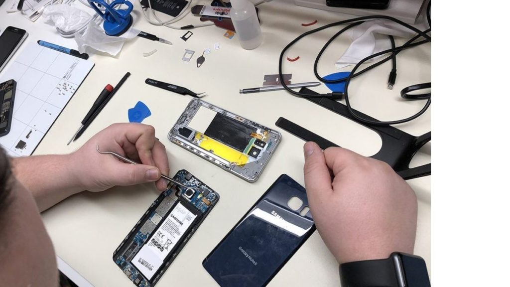 ask if the phone has undergone any repairs