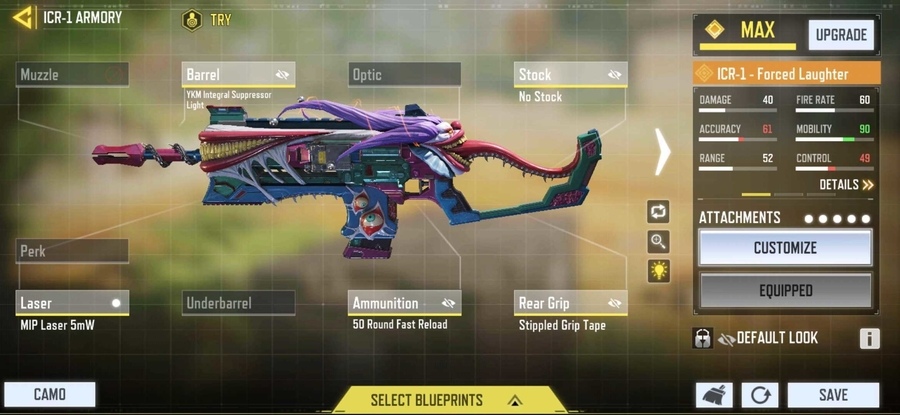 ICR-1 close range loadout