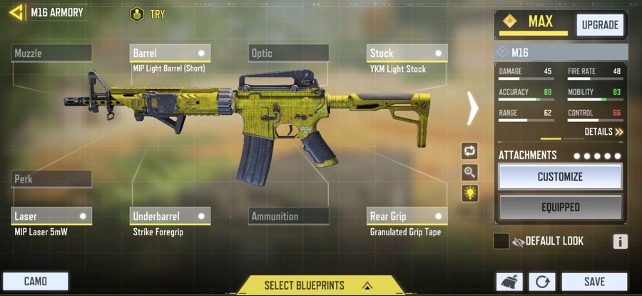 M16 close range loadout