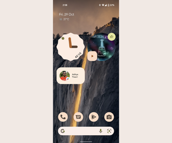 conversation widget Android 12