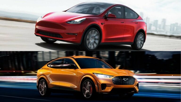 Tesla Model Y Ford Mustang Mach E