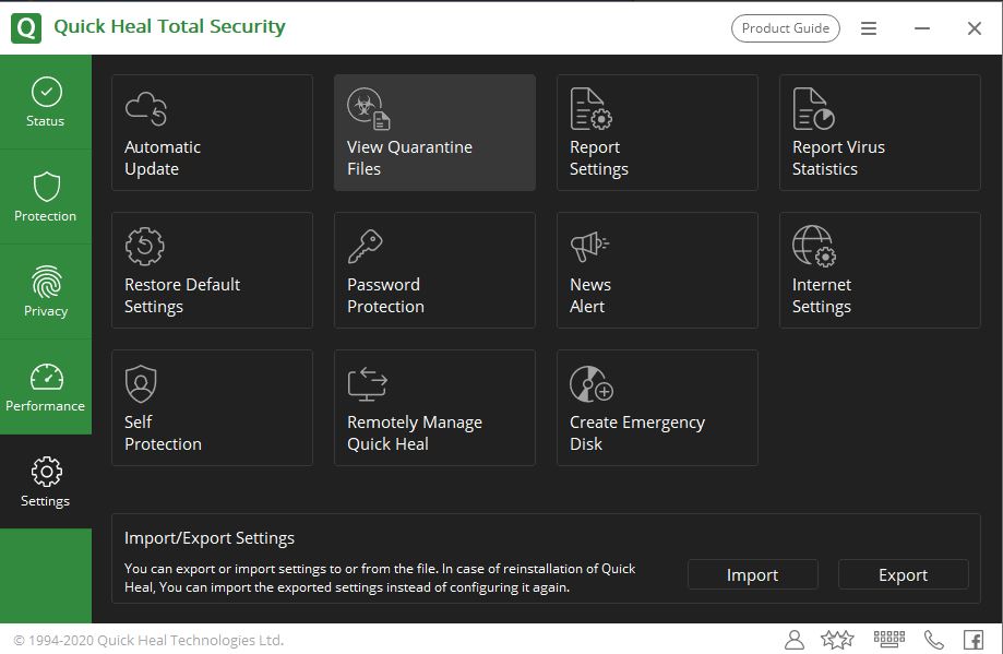 antivirus quarantined files