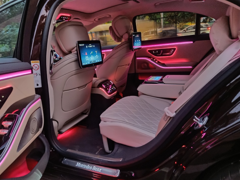 rear seats and space in New Mercedes Benz S-Class