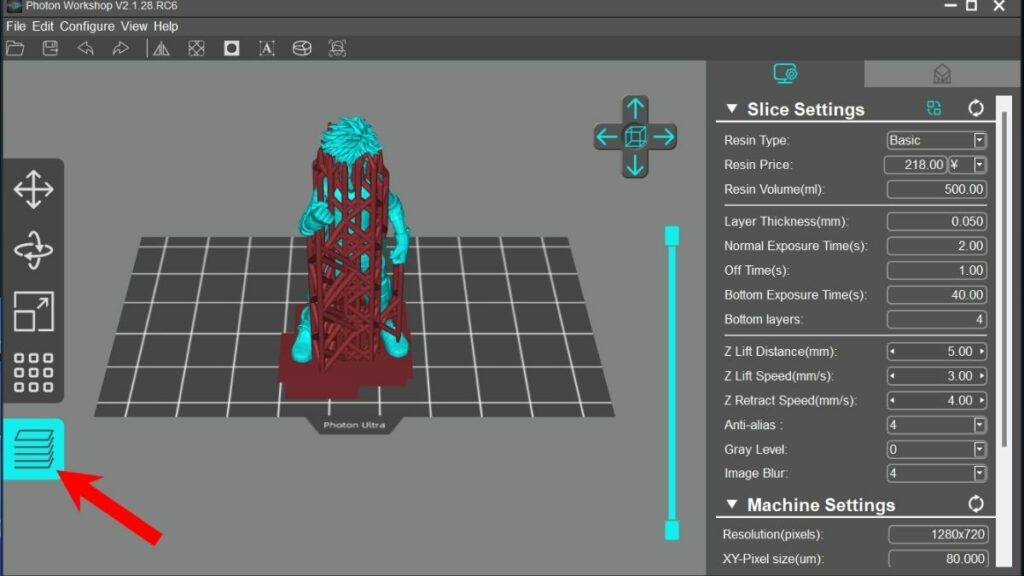model slicing photon ultra