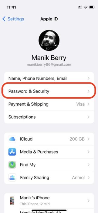 2. how to add Apple digital legacy contacts