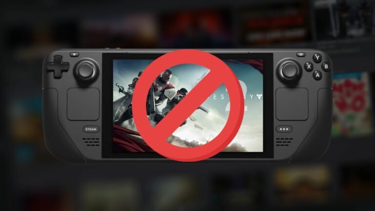 Destiny 2 won't be playable on Steam Deck