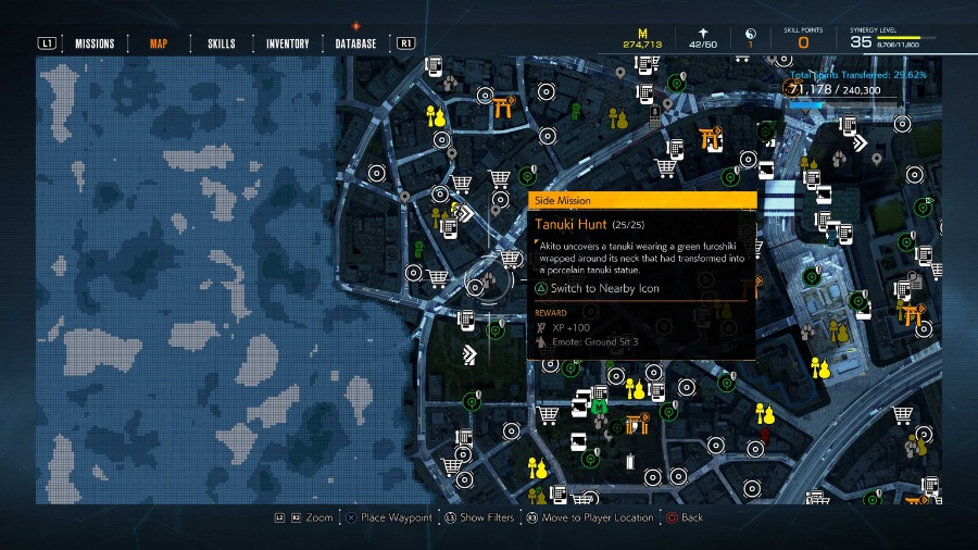 namita shrine tanuki location