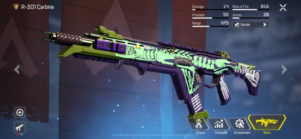 R-301 best gun apex legends mobile