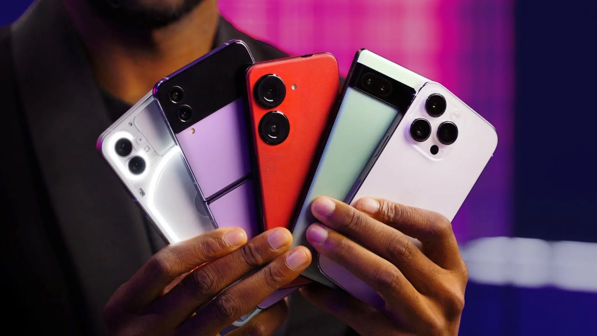 Photo of smartphones