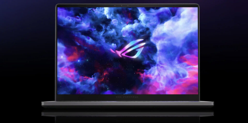 Image of the screen of the Asus ROG Zephyrus G14