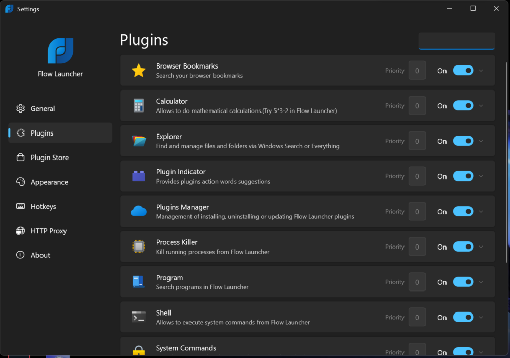 Image of Flow launcher Windows app 2
