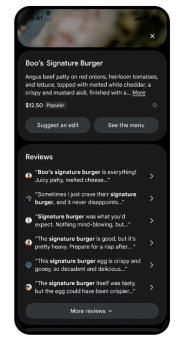 Screenshot of Google AI insights-3