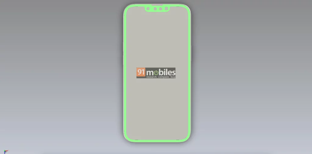 Image of the leaked render of the iPhone SE 4-1