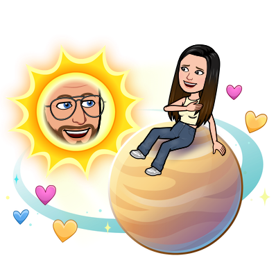 Image of the venus planet in Snapchat