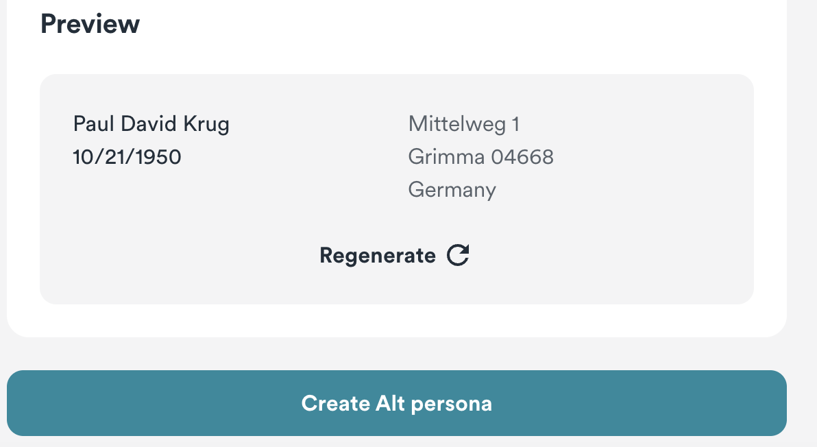 Preview of the alternative ID feature