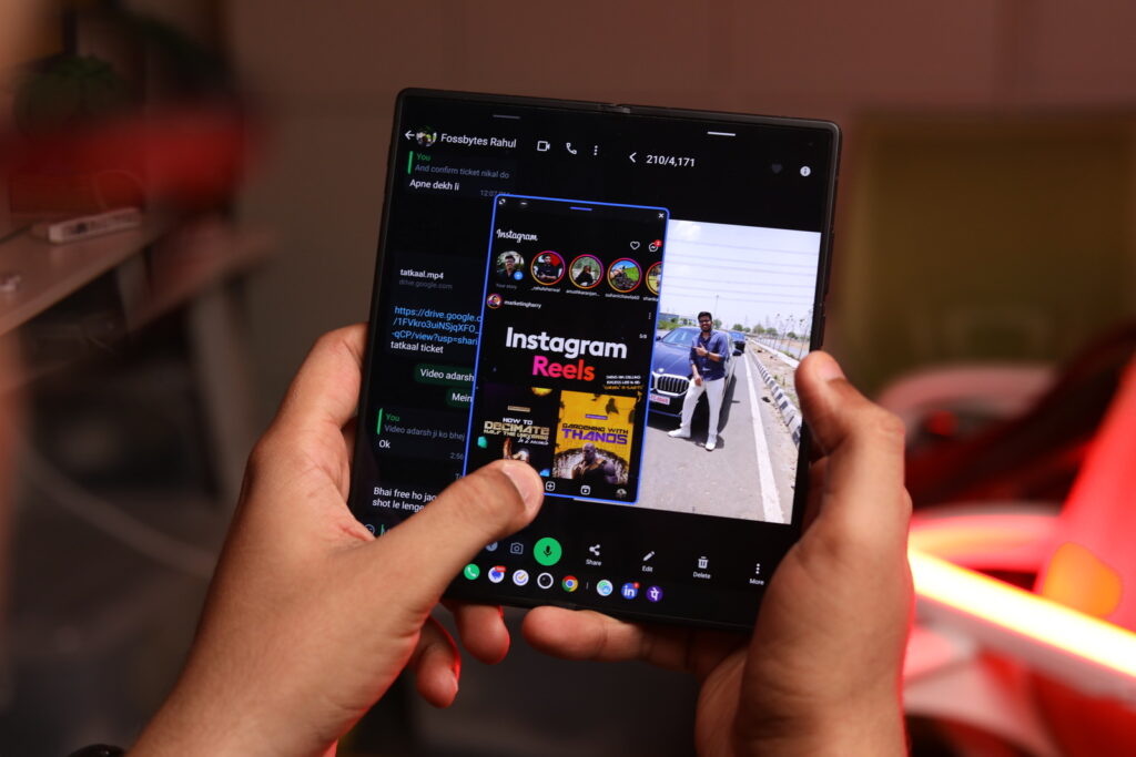 Image of the inner display