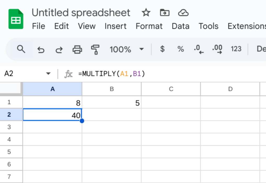 image where the result will appear 