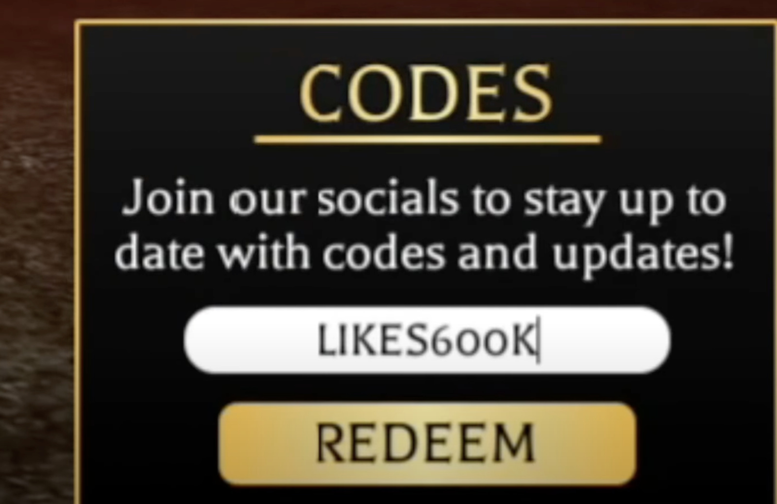 Image to redeem Codes in Attack on Titan Revolution