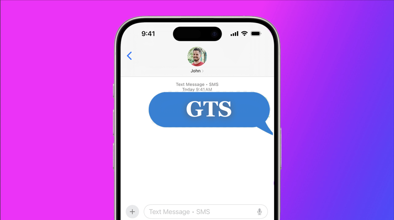 gts meaning in text image